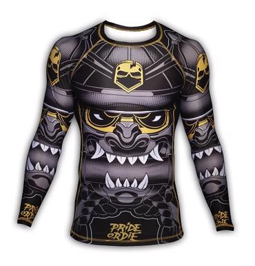 PRIDE OR DIE ''FIGHT FOR HONOR'' RASHGUARD - BLACK